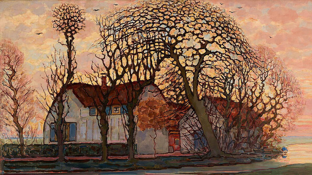 Piet Mondrian, Bauerngehöft in der Nähe von Duivendrecht, 1916. Mit freundlicher Genehmigung der Hamburger Kunsthalle
