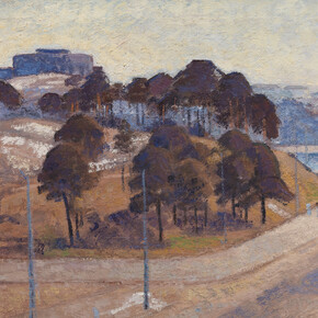 Gunvor Grönvik: Mäntymäki, Töölö Bay (1940s). Finnish National Gallery / Ateneum Art Museum. Photo: Finnish National Gallery / Jenni Nurminen.