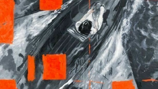 Roberto Mangú, Mar Adentro, 2011, Olio su tela, 200 x 300 cm