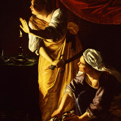 «Judith y su doncella» (1627), A. Gentileschi