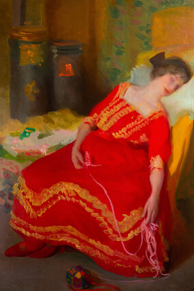Alfredo Protti, 1912, Il sonnellino, collezione privata-min