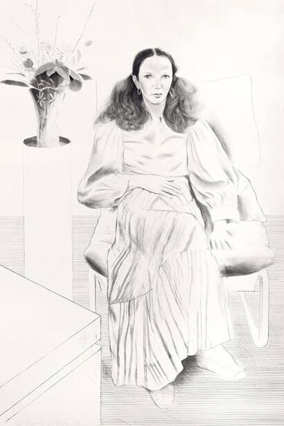 David Hockney, Brooke Hopper, 1976. Courtesy of Galerie Lelong