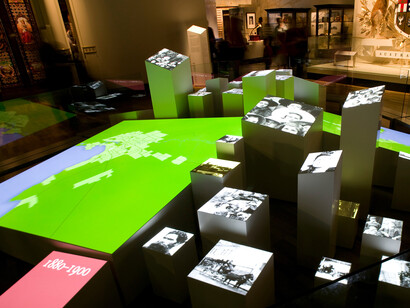 The Melbourne story, exhibition view. Courtesy of Melbourne Museum