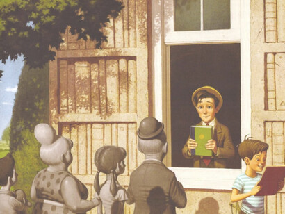 "I fantastici libri volanti di Mr Morris Lessmore", illustrato da William Joyce e Joe Bluhm, Rizzoli, (2017). Nelle biblioteche, dove i libri si annidano come tanti uccellini canterini, in fondo, c’è sempre un libro per tutti