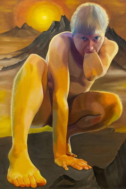 Linus Borgo, Orectic Dreams (detail), 2023.
Oil on Canvas,
40" x 30" (101.5 x 76 cm)
©
Linus Borgo. Courtesy of the artist and Yossi Milo, New York
