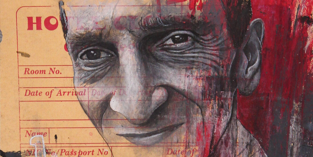 Ben Slow. A line is drawn. Courtesy of Jealous Gallery 