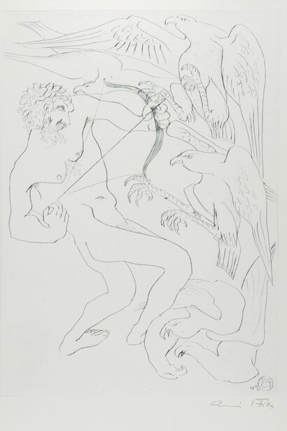 Heracles Fights the Bull. Courtesy of Národní galerie Praha