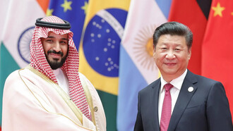 Saudi Crown Prince Mohammed bin Salman and President Xi Jinping