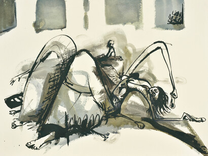 Moyna Flannigan, Untitled, 2015, drawing on paper, 22 x 30 in /
56 x 76 cm