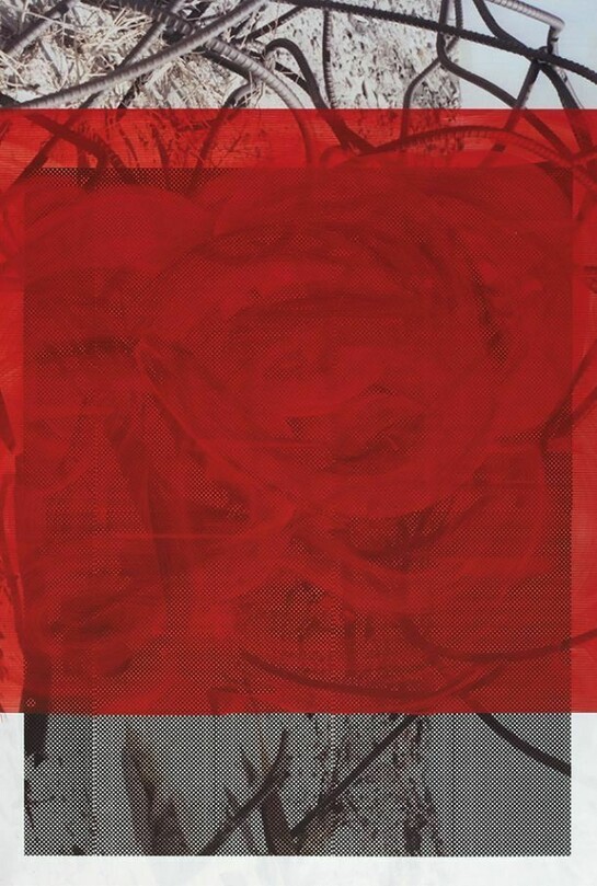 Kevin Appel, Posterity's Option, 2014, Acrylic, oil, and UV cured ink on canvas over panel, 84 x 72 inches, 213.4 x 182.9 cm