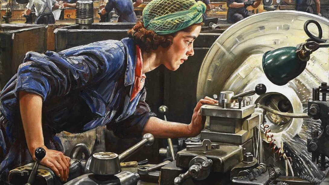 Laura Knight, Ruby Loftus (1943) © IWM © IWM ART 4438