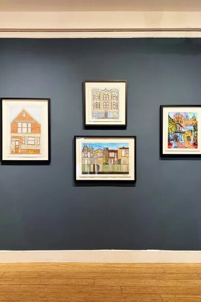 Pretty city, exhibition view. Courtesy of Creativity Explored 