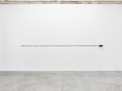 Ryoji Ikeda. Courtesy of Almine Rech Gallery