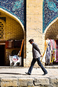Un mercado tradicional en Jizzakh, Uzbekistán