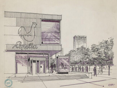 Room of Architectural Drawings. Courtesy of Muzeum Warszawy