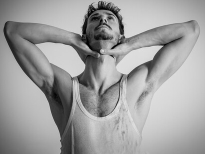 Simone Repele in Pulcinella, creation of 2020 by Riva&Repele