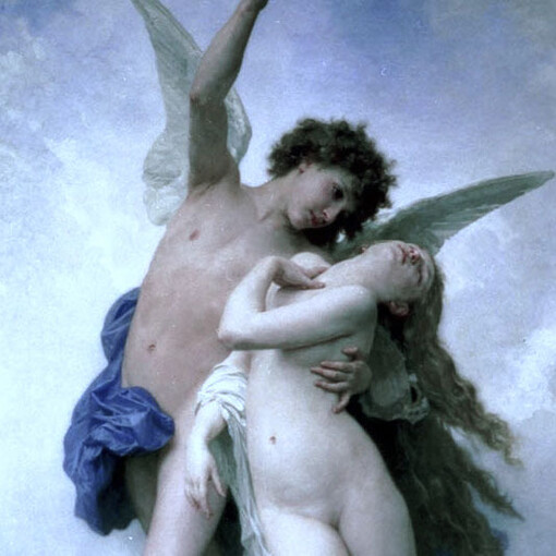 «Psique y el amor» (1889), William-Adolphe Bouguereau (1825 – 1905)