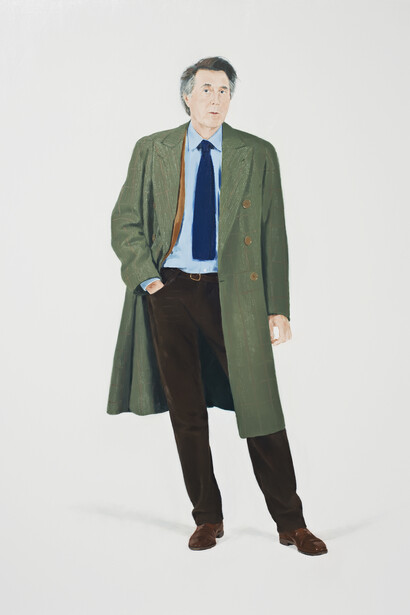 Alessandro Raho, Bryan Ferry, 2014, Oil on canvas,
126 x 88 cm, 49 5/8 x 34 5/8 ins © Alessandro Raho; Courtesy Alison Jacques Gallery, London; Photography Michael Brzezinski