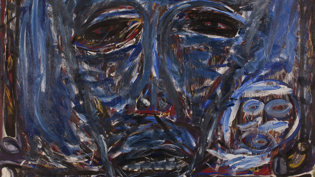 Thornton Dial, The Reservoir (detail), 1990, Oil on Canvas