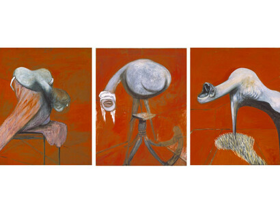 Francis Bacon. Three Studies for Figures at the Base of a Crucifixion