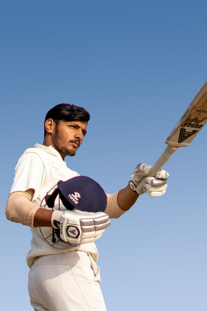 Un jugador preparándose. El cricket es el segundo deporte con más aficionados en el mundo