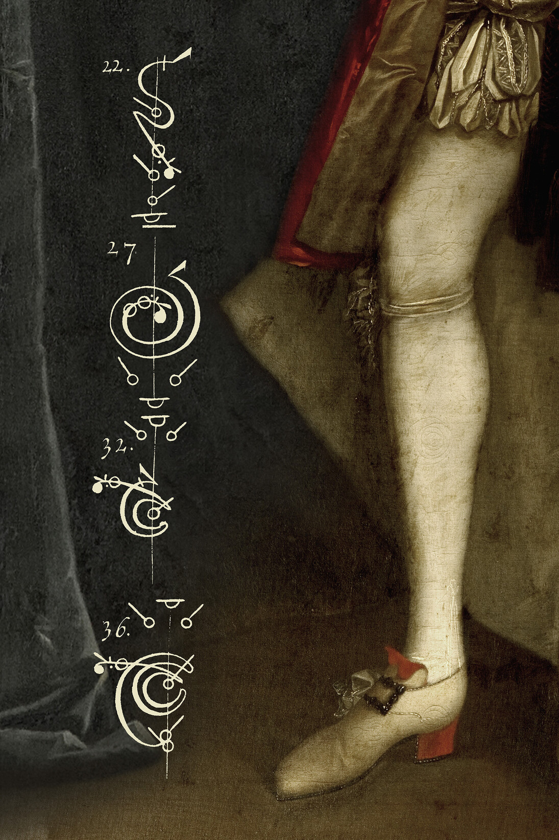 Tessa Traeger, The Calligraphy of Dance 15, The Duke's Red Heel c.1735