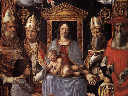 La Pala Sforzesca, dettaglio