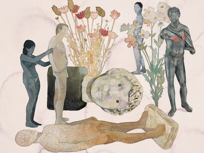 Dan Gluibizzi, Outdoor studio (detail), 2026. Courtesy of Hashimoto Contemporary