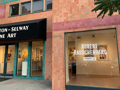 Robert Rauschenberg. Courtesy of Hamilton-Selway Fine Art