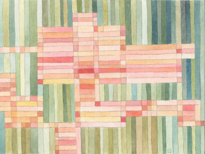 Hunter on the watch, 16 x 12cm  watercolour  Mark Weighton 2023