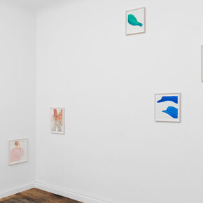 Margrét H. Blöndal, On the good ship lollipop, exhibition view. Courtesy of Galerie Thomas Fischer