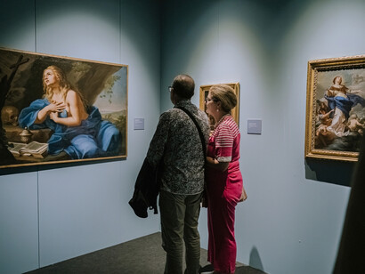 Sorelle arti. Pittura scultura architettura dall’Accademia di San Luca, veduta della mostra. Per gentile concessione di Palazzo dei Priori