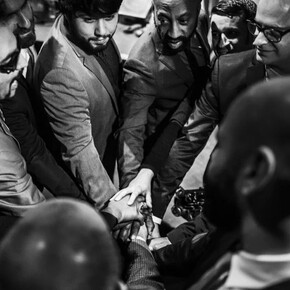 Jacob Blickenstaff, The dap-kings (detail), 2014. Courtesy of Bruno David Gallery