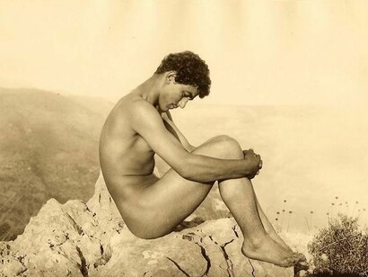Otra versión de «Caín»(ca. 1900), de Wilhelm von Gloeden (1856-1931)