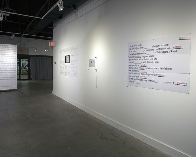 Feminists in Residence Exhibition. Courtesy of Project for Empty Space