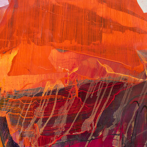 James Lavadour, Home ground, artwork in exhibition. Courtesy of PDX Contemporary Art