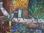 Nicolaus J. Myers, Civil obedience (detail), 2024. Courtesy of Fountain House Gallery