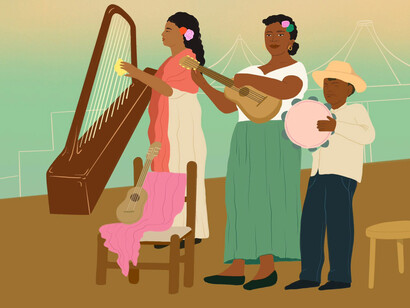 Las desigualdades de género, raciales, de acceso a bienes y servicios públicos, de pertenencia a población indígena o la relacionada con la orientación sexual se han convertido en barreras para el ejercicio pleno de los derechos humanos. Ilustración de Michelle Mildenberg