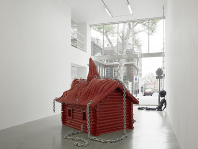 Jordan Wolfson, Exhibition view. Courtesy of Sadie Coles HQ