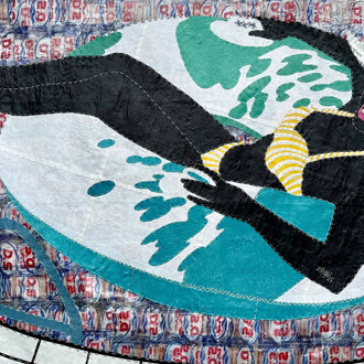 Rufai Zakari, Pool day 1 (detail), 2025. Courtesy of Contemporary Art Matters