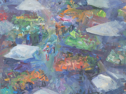 'Mercado' (1956) de Mario Mafai, Colección privada