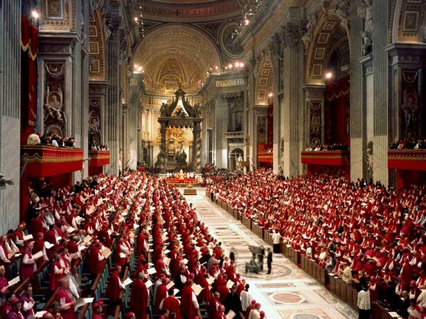 Sessione pubblica del Concilio Vaticano II, Basilica di San Pietro, Roma, Italia
