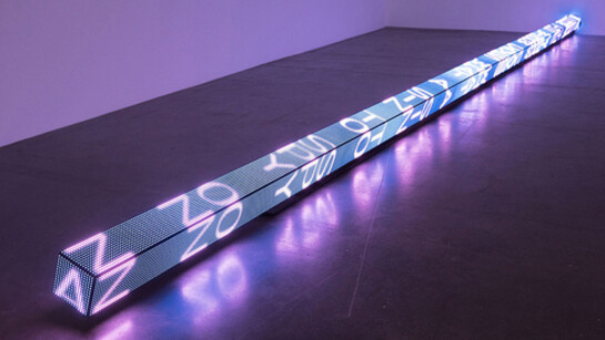 Jenny Holzer. Courtesy of Hauser & Wirth