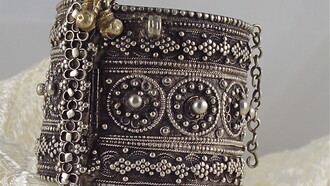 Anna Garner, Antique silver bracelet from Yemen, 2002