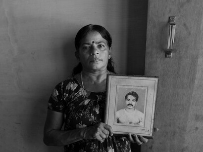 KR Sunil, Ajitha. Courtesy of Sakshi Gallery