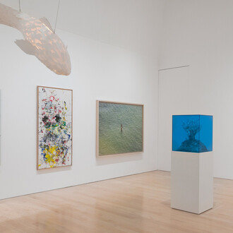 Various artists, Art for a safe and healthy California, exhibition view. Courtesy of Gagosian Gallery