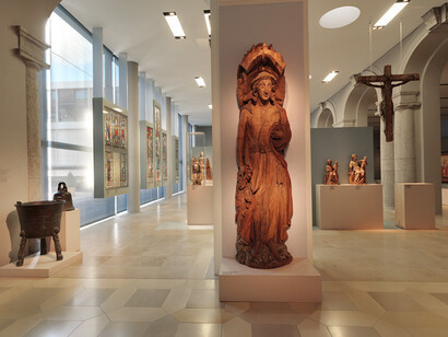 Mittelalter, ausstellungsansicht. Mit freundlicher genehmigung des Germanischen Nationalmuseums