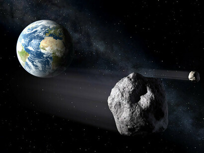 Asteroide e la Terra