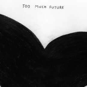 Christine Sun Kim (b. 1980), Too Much Future, 2017. Charcoal on paper, 17 1/8 x 29 1/8 in. (43.5 x 74 cm). Collection of the artist. Image courtesy Sirio Magnabosco