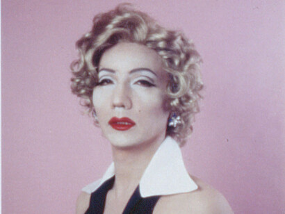 Yasumasa Morimura, M’s self-portraits, Marilyn, 1995, polaroid, cm 10x13. Courtesy of Museo Civico Pier Alessandro Garda